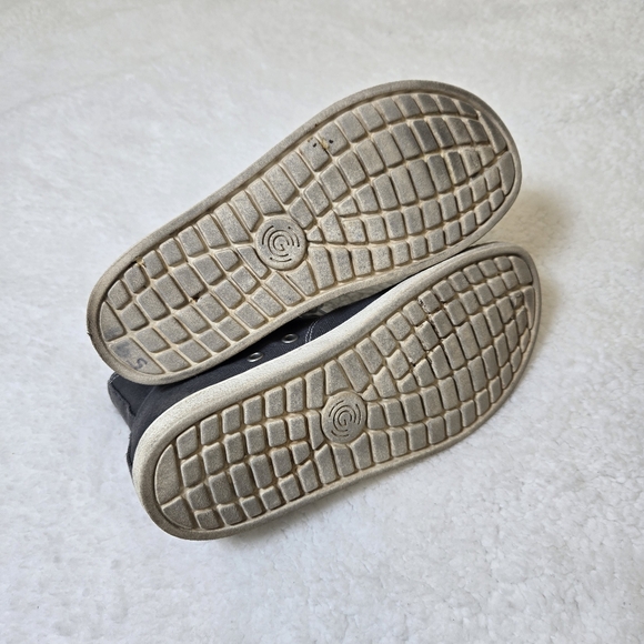 Groundies Barefoot High Top Sneakers US 8 EU 39 Lace Up Shoes Gray - Picture 6 of 8